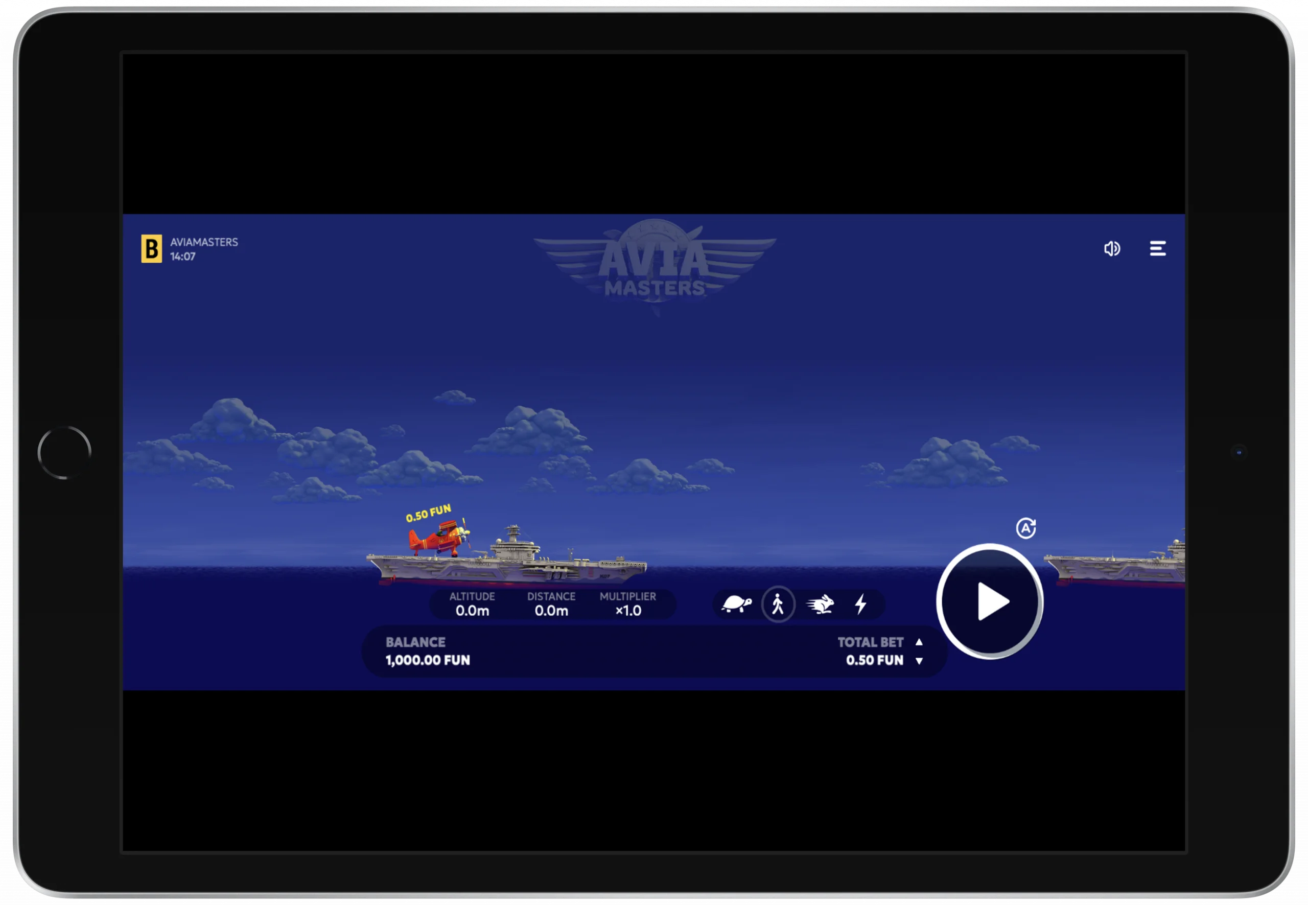 Avia Masters auf mobilen Geräten spielen